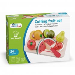 Platou cu fructe - Cutting Fruit Set - New Classic Toys