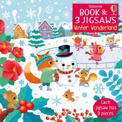Carte cu Puzzle - Book and Jigsaw Winter Wonderland - Usborne