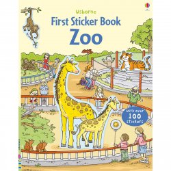 Carte pentru copii - First Sticker Book Zoo - Usborne