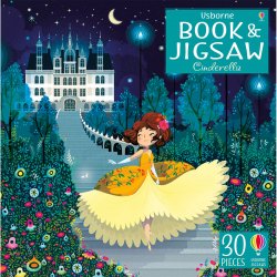 Carte cu Puzzle - Book and Jigsaw Cinderella - Usborne