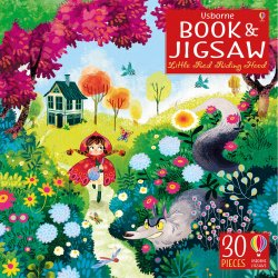 Carte cu Puzzle - Book and Jigsaw Little Red Riding Hood - Usborne