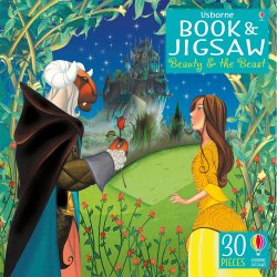 Carte cu Puzzle - Book and Jigsaw Beauty and the Beast - Usborne