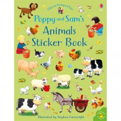 Carte pentru copii - Poppy and Sam`s Animals Sticker Book - Usborne