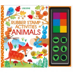 Carte pentru copii - Rubber Stamp Activities Animals - Usborne