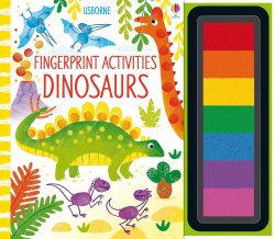 Carte pentru copii - Fingerprint Activities Dinosaurs - Usborne