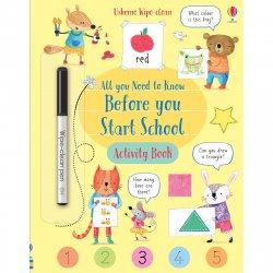 Carte pentru copii - Wipe-Clean All You Need to Know Before You Start School Activity Book - Usborne