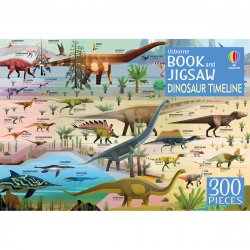 Carte cu Puzzle - Book and Jigsaw Dinosaur Timeline - Usborne