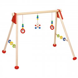 Jucărie lemn Baby Gym bear unmounted gym and playtrainer Goki