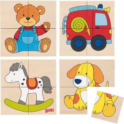 Puzzle lemn Joc Karemo 24 piese Goki