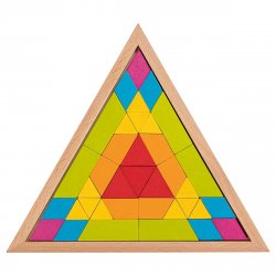 Puzzle triunghi mozaic Goki