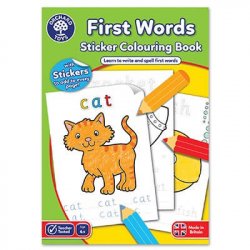 Carte de colorat - Primele cuvinte - First words - Orchard Toys