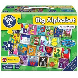 Puzzle în limba engleză - Învață alfabetul - 26 piese - Orchard Toys