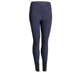 Pantalon echitație 100 LIGHT roșu Damă