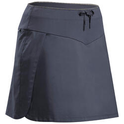 Fustă-pantalon Drumeție Natură NH500 Gri Damă