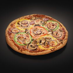 Barbeque pizza  image