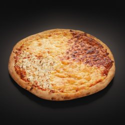 Four cheese pizza  image