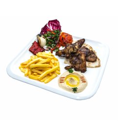 Castaletta cu hummus și tabbouleh image