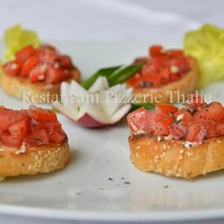 Bruschette pomodoro basilico image