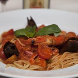 Spaghetti cu fructe de mare image