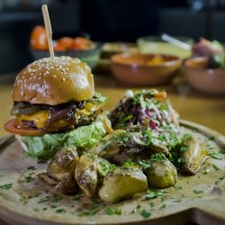 Meniu Cheesburger de porc image