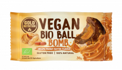 Bile Vegane cu Unt de Arahide, 30 g Gold Nutrition