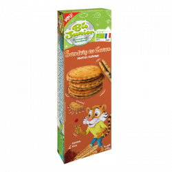 BIO JUNIOR ECO SANDVIS CU CREMA DE CACAO 185G