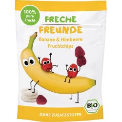 Chipsuri de fructe banane si zmeura pentru copii 16g Erdbar Freunde