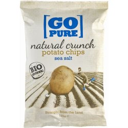 Chipsuri din cartofi cu sare coapte manual FARA GLUTEN, 125g GOPURE