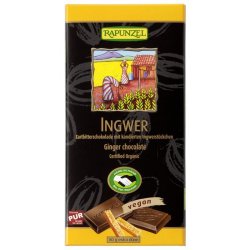 Ciocolata amaruie cu Ghimbir si 55% cacao VEGANA
