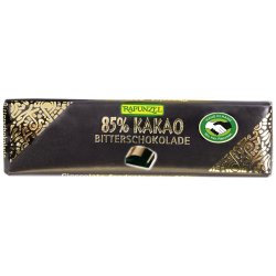 Ciocolata amaruie mica 85 % cacao VEGANA 20g Rapunzel