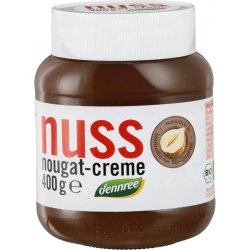 Crema de ciocolata cu alune Nuss-Nougat bio, 400g DENNREE
