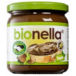 Crema vegana de alune cu ciocolata Bionella, 400g, Bionella