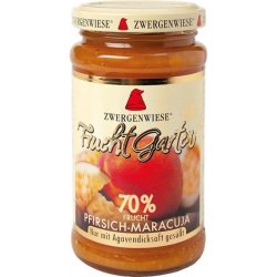 Gem de piersici si maracuja indulcit cu nectar de agave FARA ZAHAR