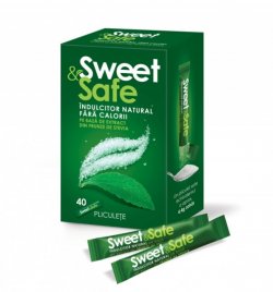 Indulcitor natural cu Stevia 40 pliculete Sweet&Safe
