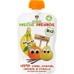 Piure de pere banane portocale si vanilie