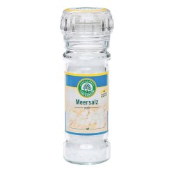 Sare de mare neiodata in rasnita de sticla