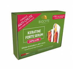 Tratament pentru Caderea Parului, Keratine Forte Serum, 5 x 9 ml, Biocyte