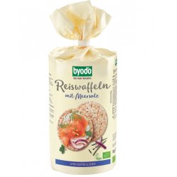 Vafe din orez integral cu sare FARA GLUTEN, 100g BYODO