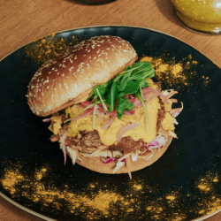 Burger pulled pork image