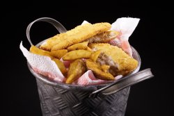 Snitel de pui cu wedges image