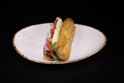 Baguette cu branza si sunca image