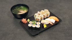 Hachi lunch box + supa miso image