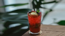 Cranberry mint cooler image