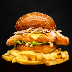 MENIU CLASSIC OBAMA(Burger+cartofi+SOS) image