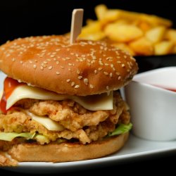 Chicken & Cheese Burger image