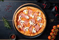 Prosciutto funghi image