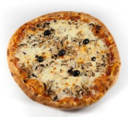 Salami Funghi Pizza image