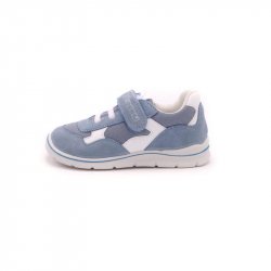 Sneakers Primigi talpă flexibilă sky blue/white