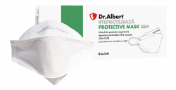  Masca de protecție respiratorie FFP2 - Dr.Albert - set 10 buc.-SLIM