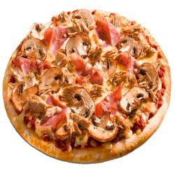 Pizza prosciutto funghi 26cm image